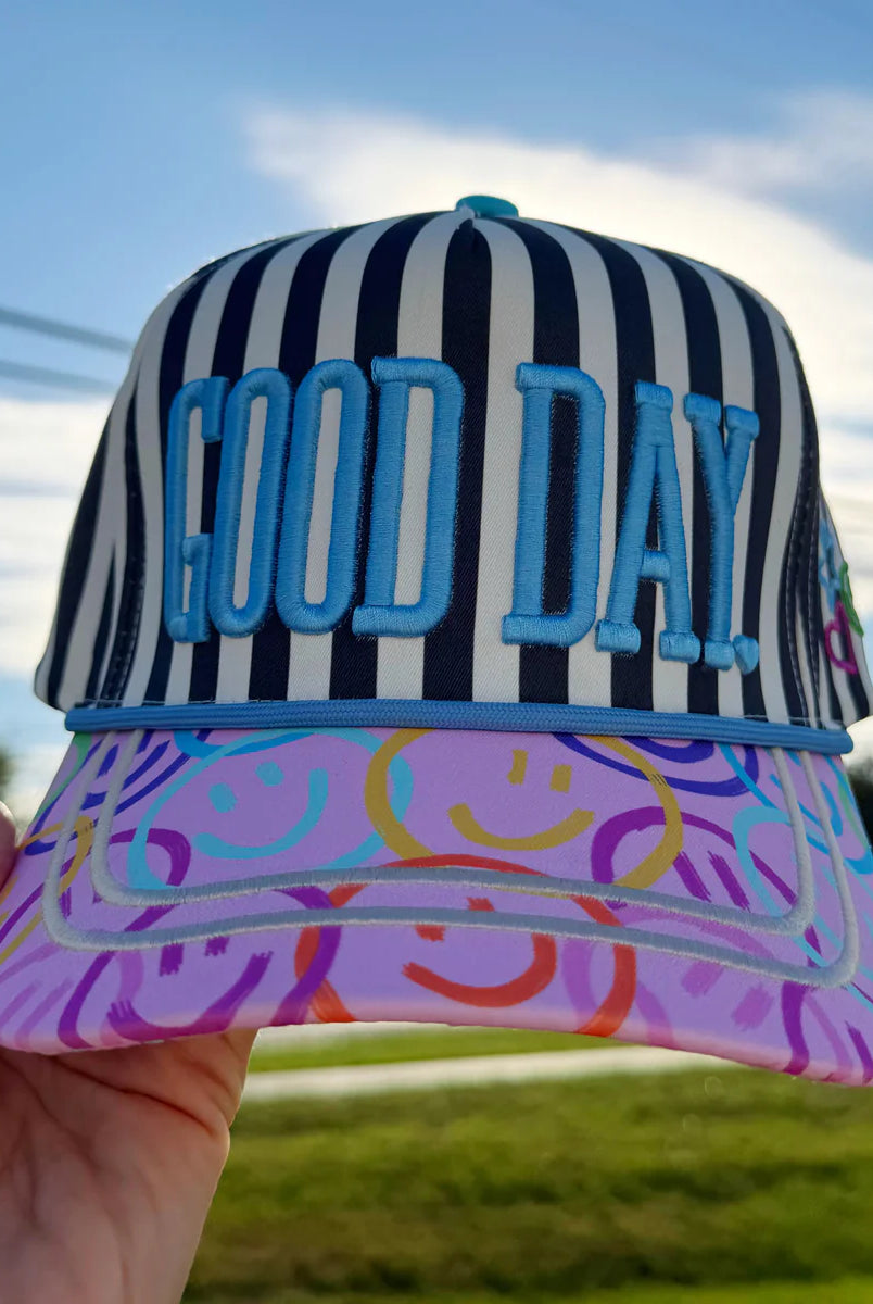 GOOD DAY TRUCKER HAT- POPPY & PINE