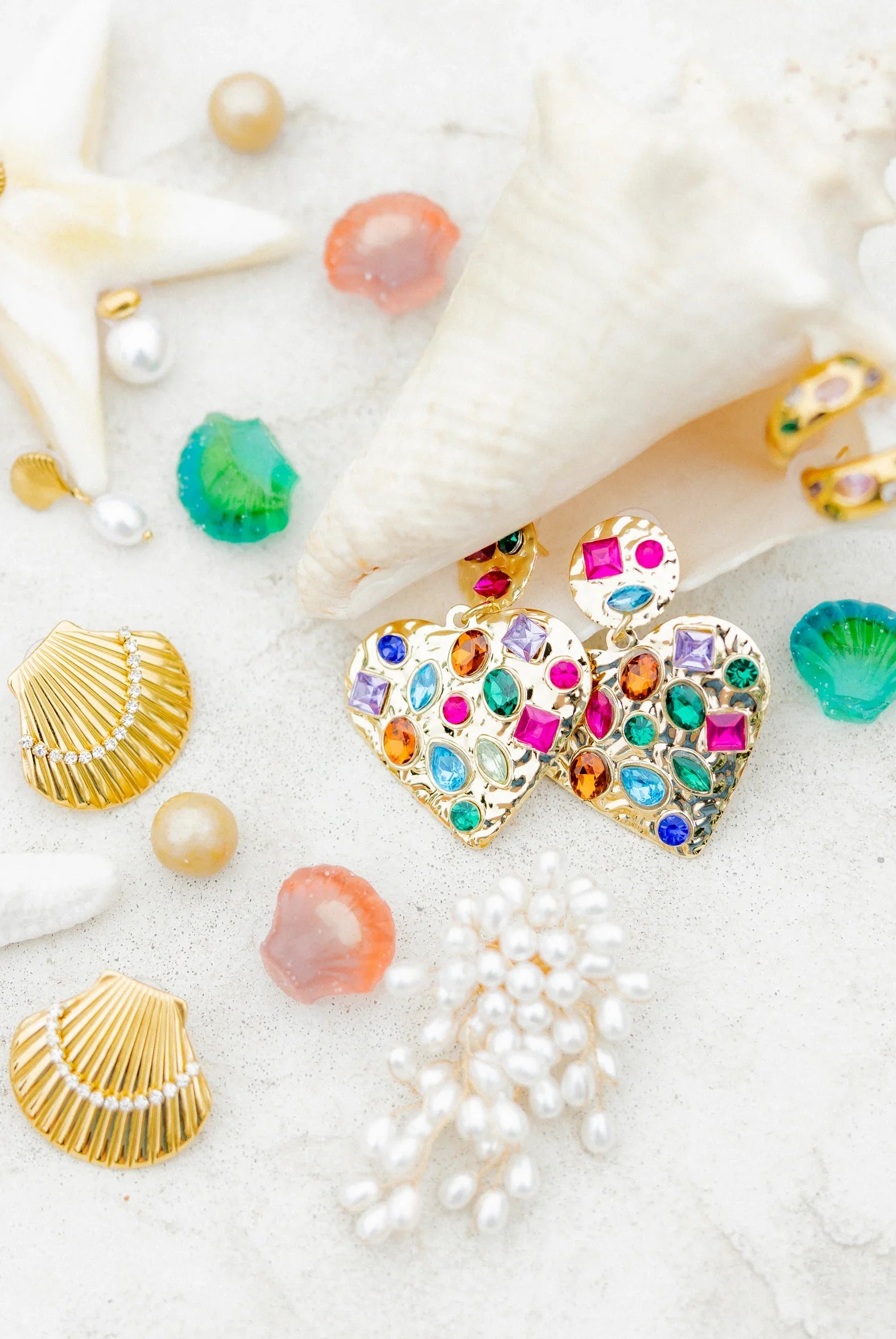 ARIEL PEARL STATEMENT EARRINGS BY LINNY CO - Earrings