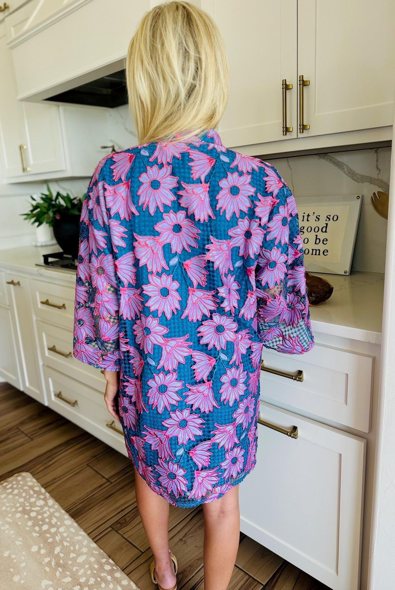 BUDDYLOVE MADISON AZTEC MINI DRESS-PINK FLORAL BOHO PARTY - Dress