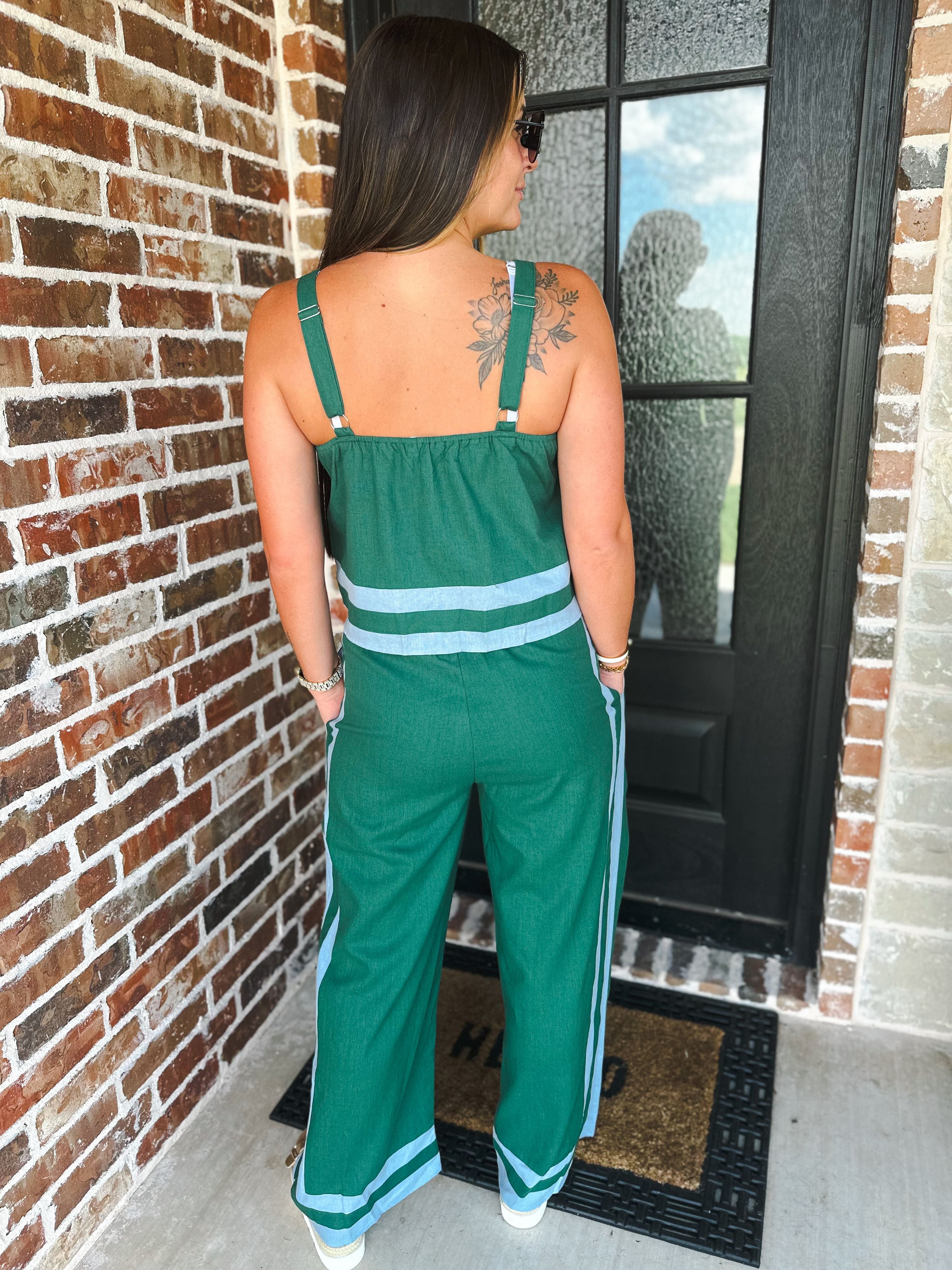 ELEVATED ESSENTIALS HUNTER GREEN SET BY ENTRO