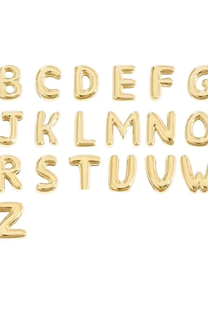 EMORY GOLD INITIALS WITH SLIDES- BRACELET