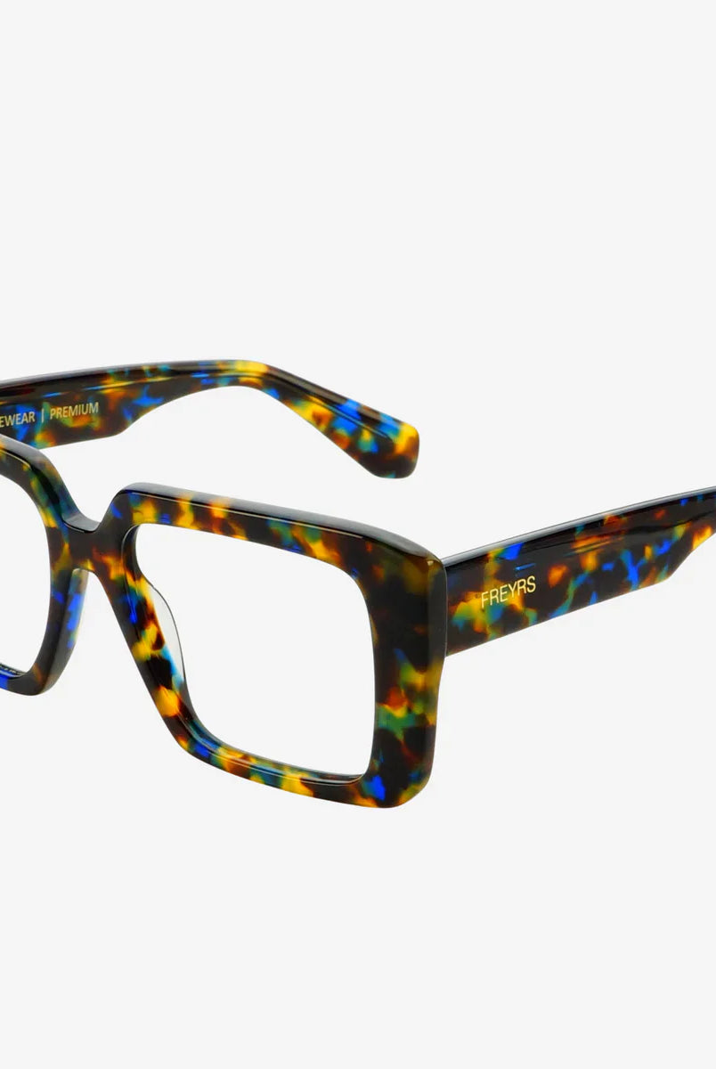 FREYRS CAMILLA BLUE LIGHT GLASSES- BLUE TORTOISE