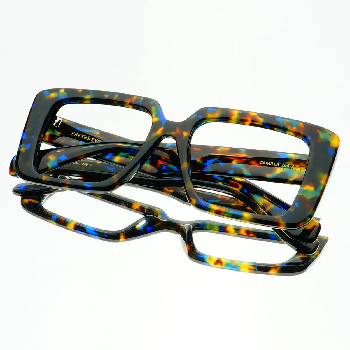 FREYRS CAMILLA BLUE LIGHT GLASSES- BLUE TORTOISE