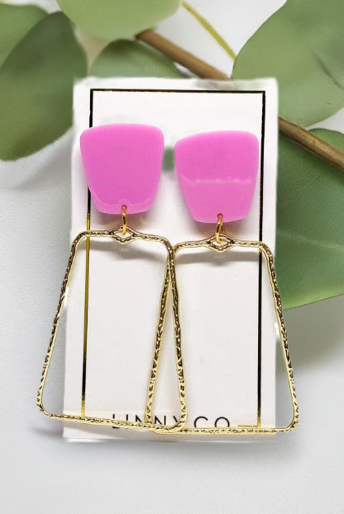 Kaelyn Bubble Gum Pink EarringsKaelyn Bubble Gum Pink Earrings - Perfect Spring Accessory for a Fun aAurea Lux Collective