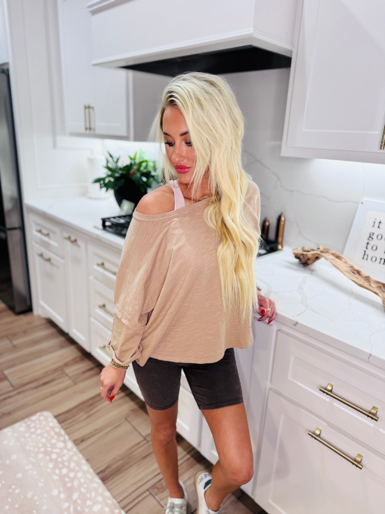 LALAMIA CHOCOLATE BASIC BIKE SHORTS - Bottoms