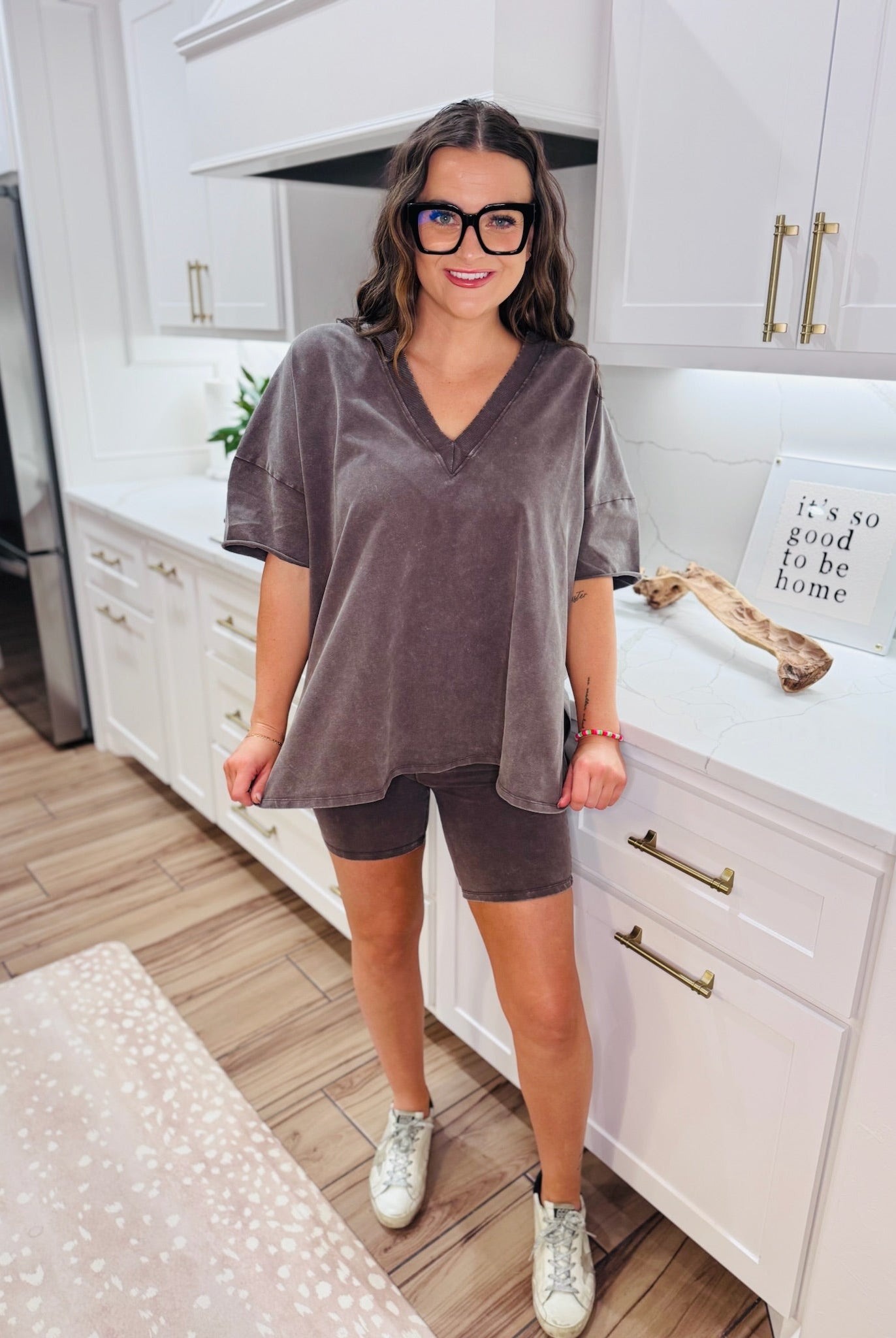 LALAMIA CHOCOLATE BASIC BIKE SHORTS - Bottoms