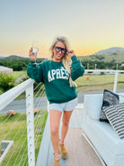 HUNTER GREEN APRES SKI SWEATSHIRT - Tops