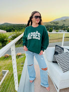 HUNTER GREEN APRES SKI SWEATSHIRT - Tops