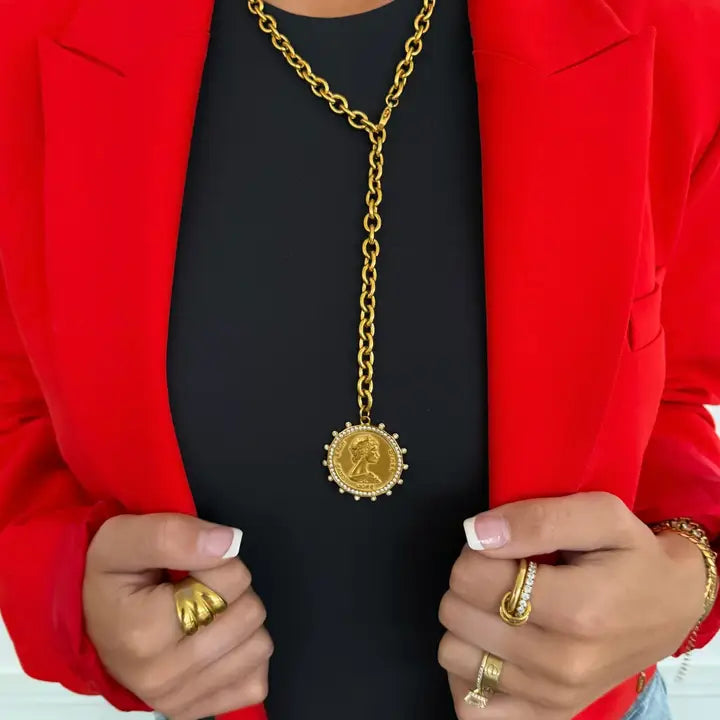 Coin NecklaceXl Coin NecklaceAurea Lux Collective