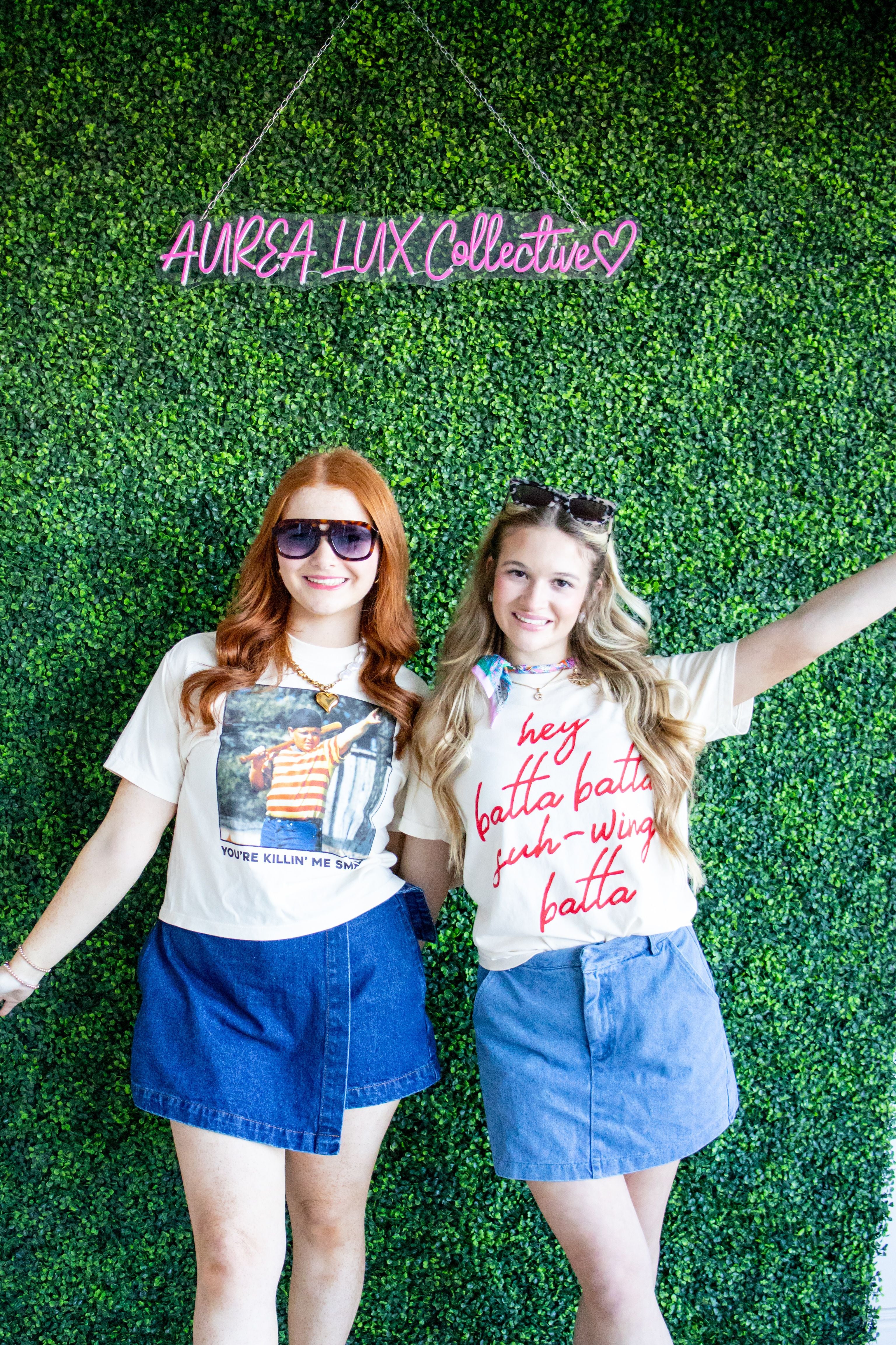 You're Killing Me Smalls Crop Tee by Poppy & Pine, featuring a playful phrase perfect for a sporty casual look. Made from 100% cotton, this stylish tee is both comfortable and durable.