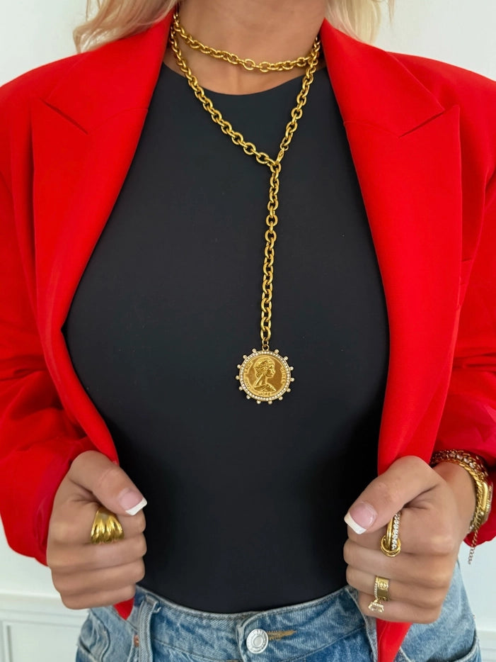 Coin NecklaceXl Coin NecklaceAurea Lux Collective