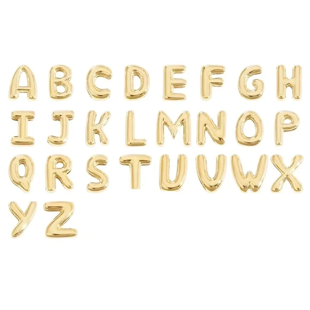 EMORY GOLD INITIALS WITH SLIDES- BRACELET
