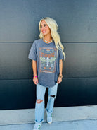 FREE BIRD MINERAL WASHED TEE - Tops