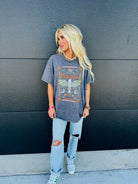 FREE BIRD MINERAL WASHED TEE - Tops