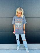 FREE BIRD MINERAL WASHED TEE - Tops
