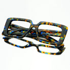 FREYRS CAMILLA BLUE LIGHT GLASSES- BLUE TORTOISE