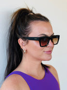 FREYRS NICO SUNGLASSES BLACK and BROWN