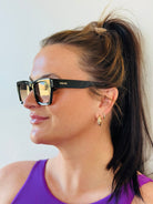 FREYRS NICO SUNGLASSES BLACK and BROWN