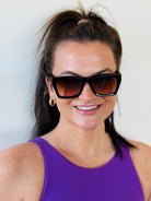 FREYRS NICO SUNGLASSES BLACK and BROWN