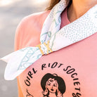 GOLD LETTER BANDANA INITIALS- INDIVIDUAL