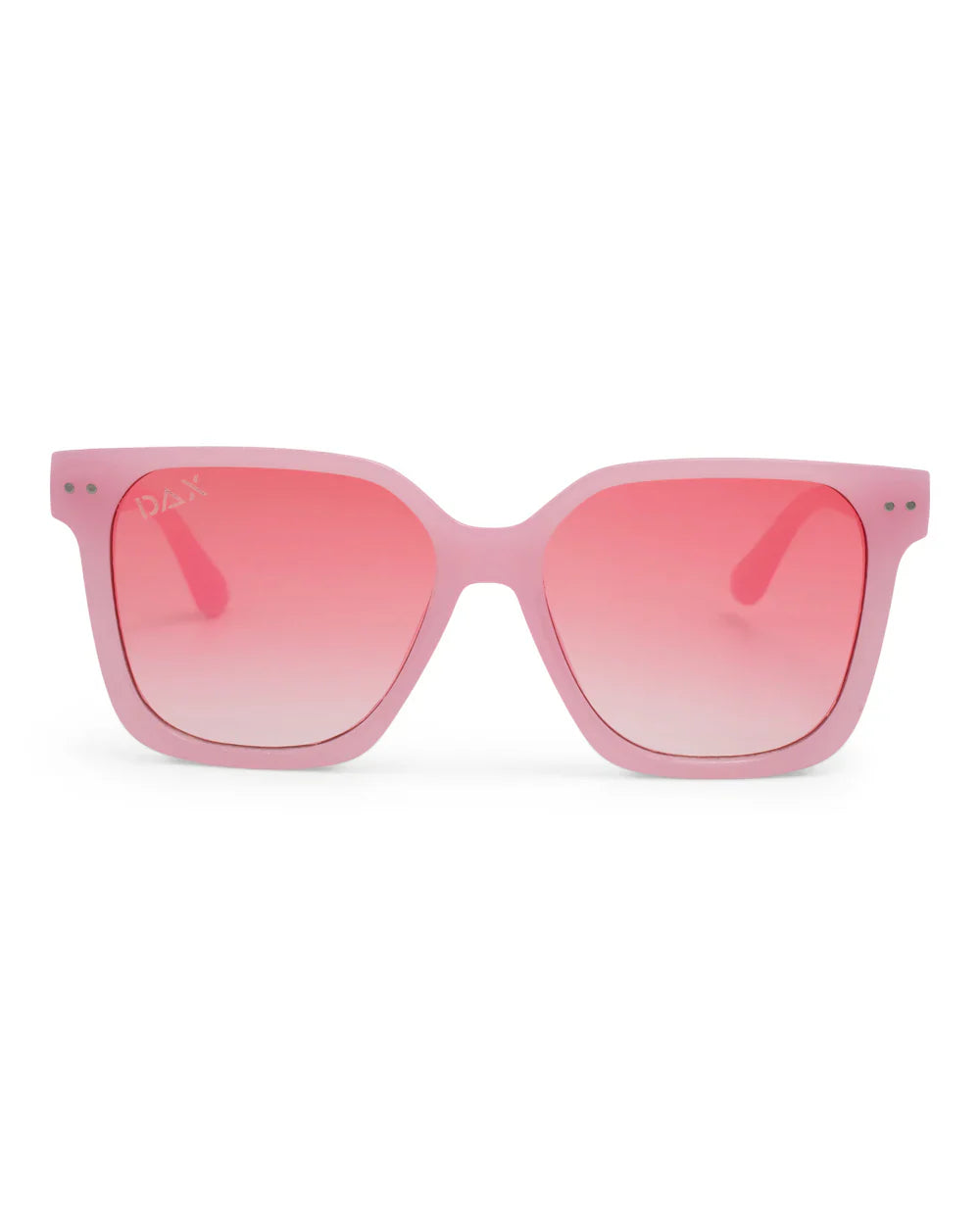 LINNY IN PINK SUNGLASSES- DAX EYEWEAR