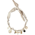 MALLORY HERRINGBONE SCARF CHARM NECKLACE - Necklaces