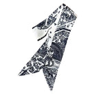 SATIN SCARF FOR INITIALS OR CHARM BRACELET AND/OR NECKLACE