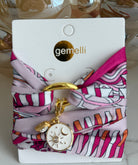 SCARF CHARM BRACELET - Pink - Bracelet
