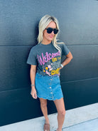 WELCOME TO THE SPOOK SHOW HALLOWEEN TEE - Tops