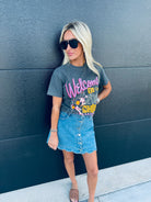 WELCOME TO THE SPOOK SHOW HALLOWEEN TEE - Tops